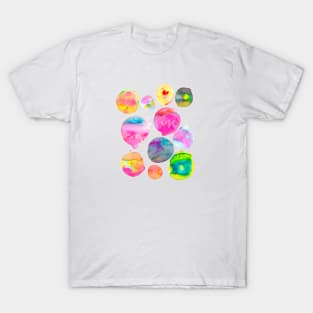 Big Watercolor Dots T-Shirt